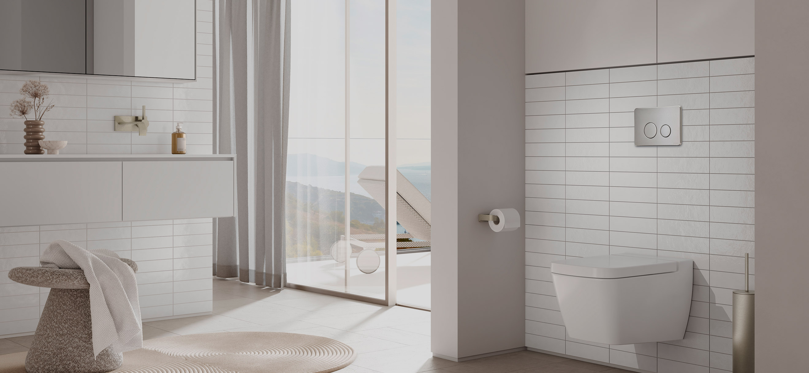 В интерьере