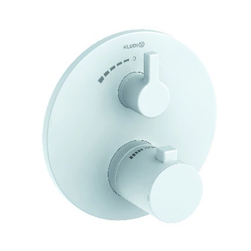 Kludi NOVA FONTE Puristic Встраиваемый смеситель для душа с термостатом 88022, белый матовый