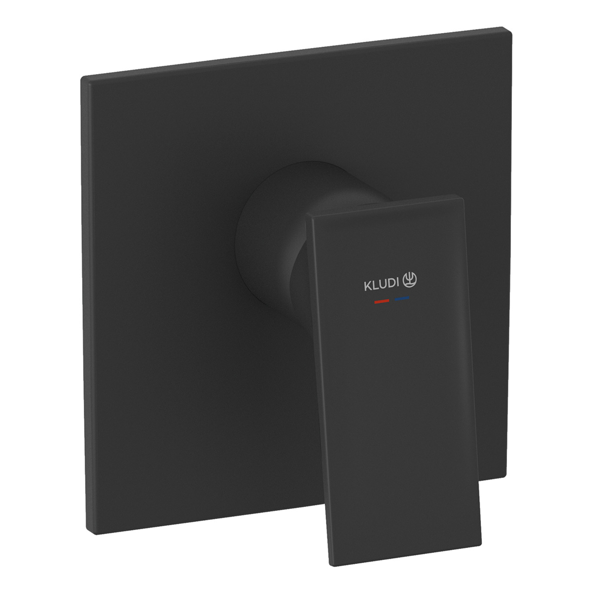 Kludi Decus Встраиваемый смеситель для душа SLIM.BOXX 88022, черный матовый