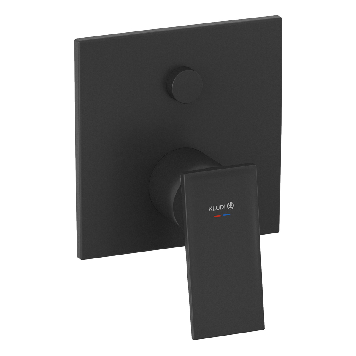 Kludi Decus Встраиваемый смеситель для ванны и душа SLIM.BOXX 88022, черный матовый