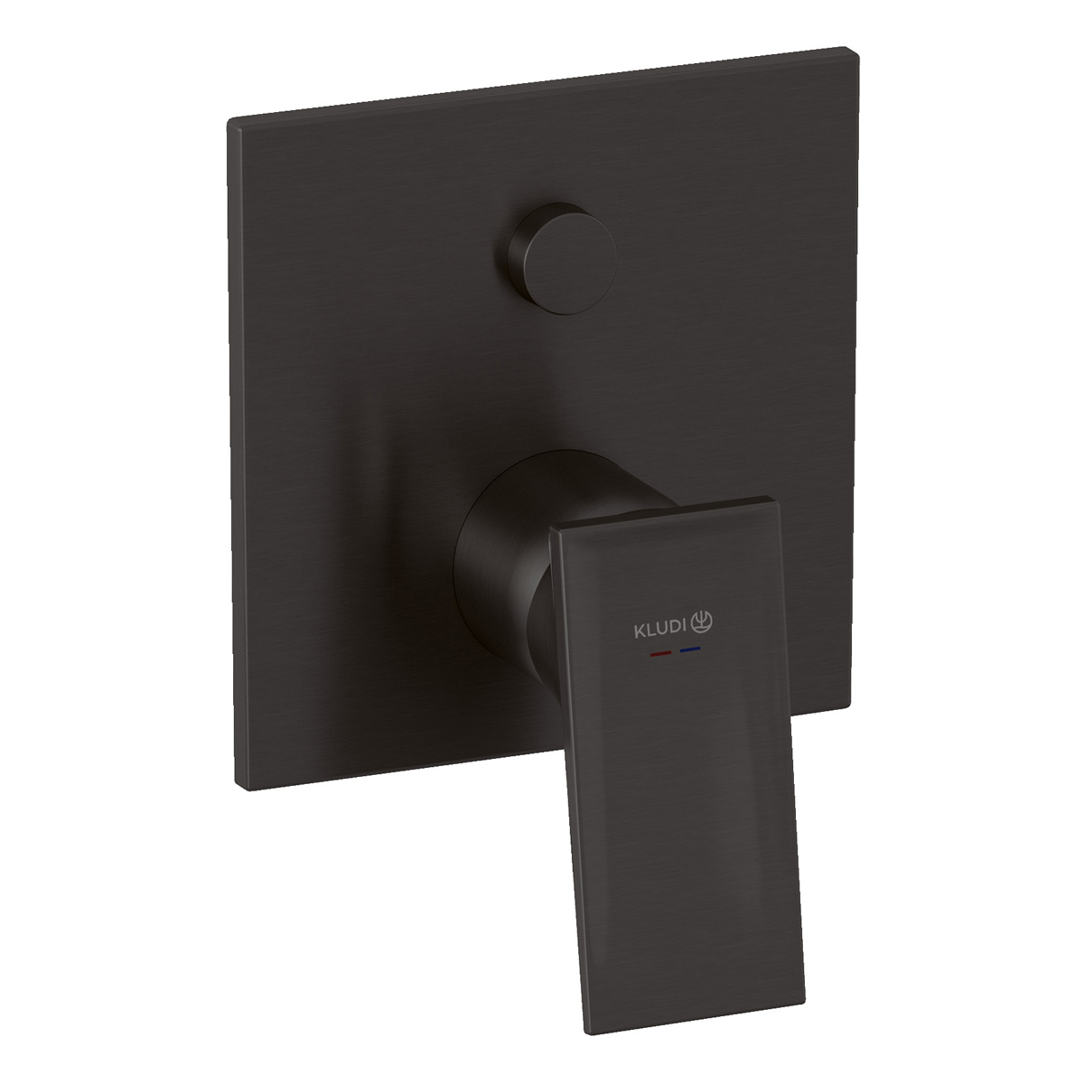 Kludi Decus Встраиваемый смеситель для ванны и душа SLIM.BOXX 88022, сталь оружейная