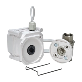 Кран с электроприводом ШЭП ULTIMATE с возможностью ручного перекрытия 12V G-LOCK BS